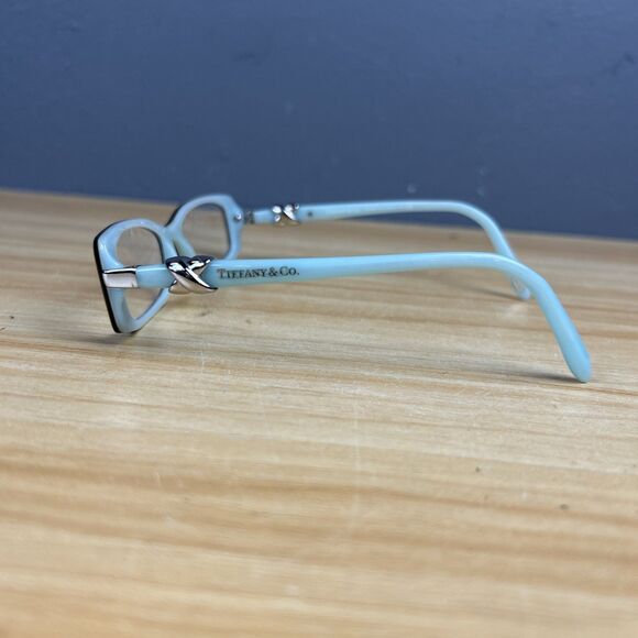 Tiffany & Co Eyeglasses Frames Only Tiffany Blue Tortoiseshell Italy 51-15-135 main image 7